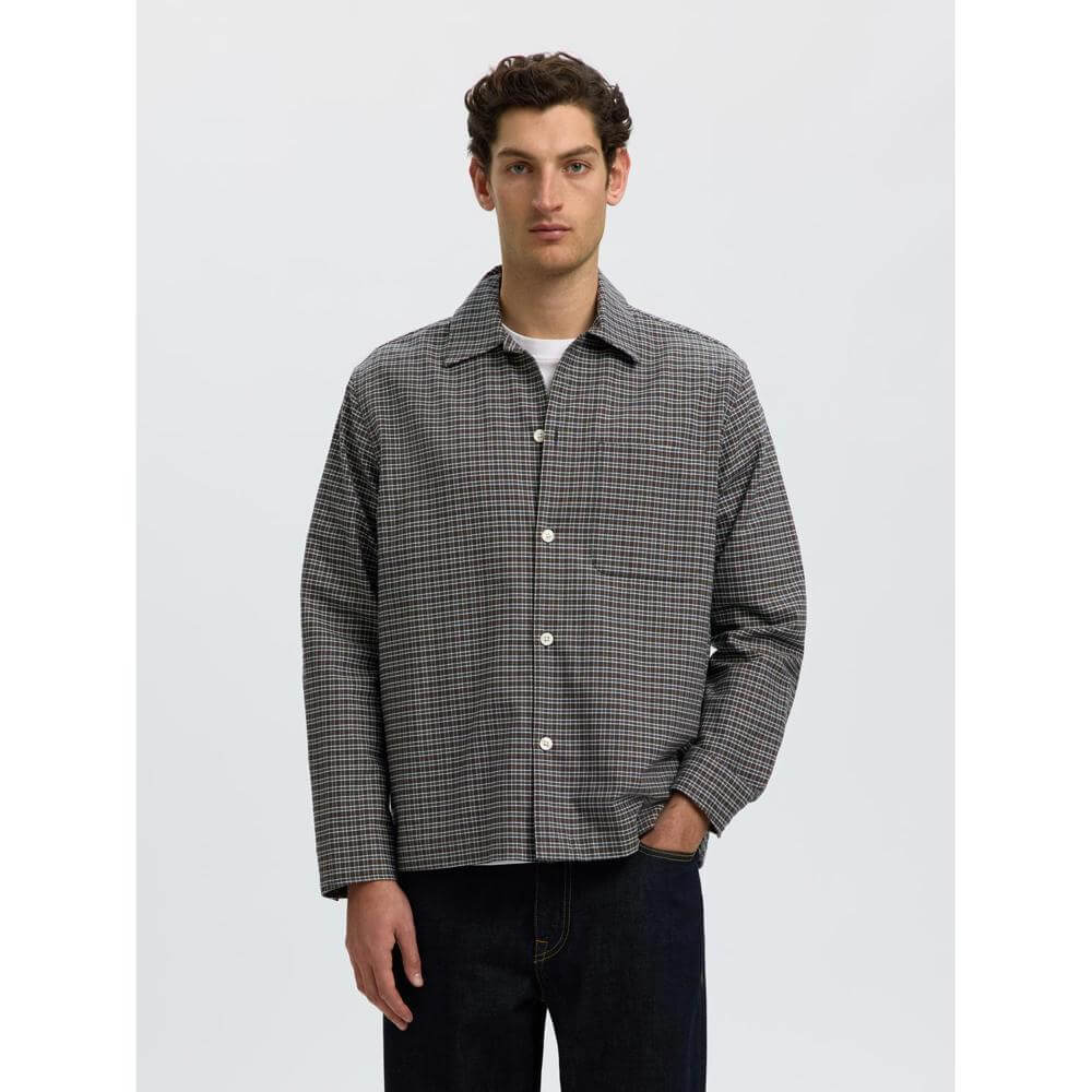 Selected Menswear Rlxsvend Rick Brushed Oxford Light Shirt